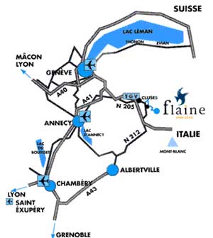 Accs route pour Flaine