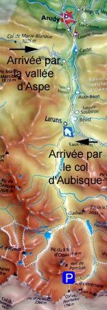 Accs route au lac de Pombie