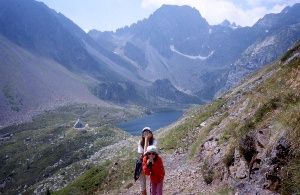 Le lac d'ilhou dans la descente