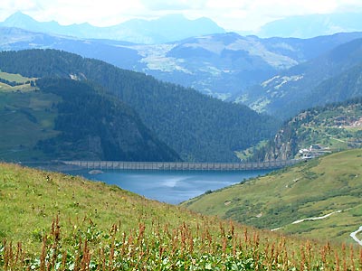 Le col des Saisie et lac de Roselend -  Patrice Roatta - Juillet 2005