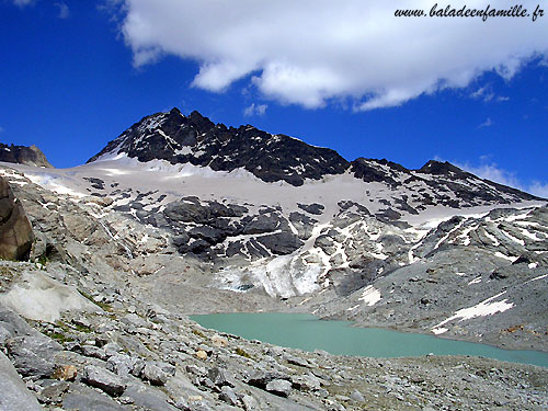 Lac des sources infrieures et le sommet de Levanna Orientale (3556 m)-  Patrice Roatta