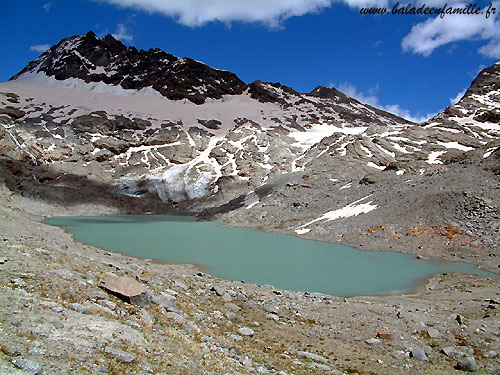 Lac des sources infrieures et le sommet de Levanna Orientale (3556 m)-  Patrice Roatta