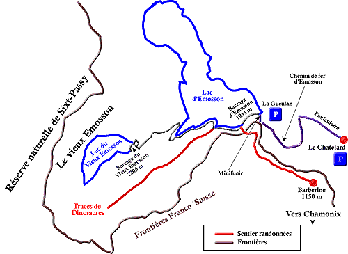 Topo des lacs Emosson