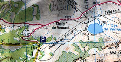 Topo Lac de Vernant