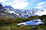 Lac du Lauzon, de la pointe du Queyre au Sirac