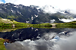 Lac du Lauzon, le mont Gioberney