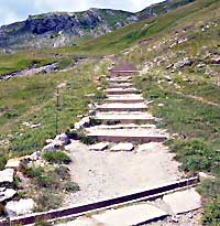 Monte amnage vers le lac