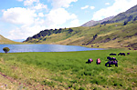 Lac de la madeleine au col de Larche
