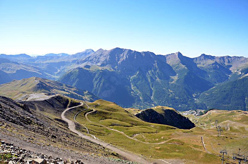 Vue sur la valle d'Orcires