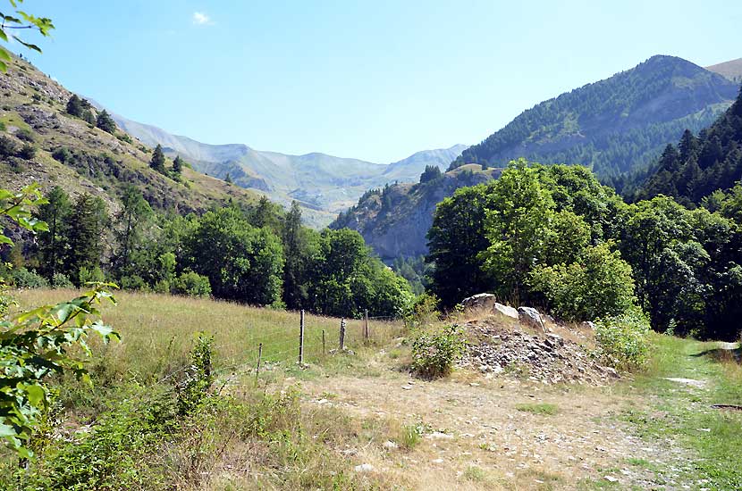 La partie basse du vallon