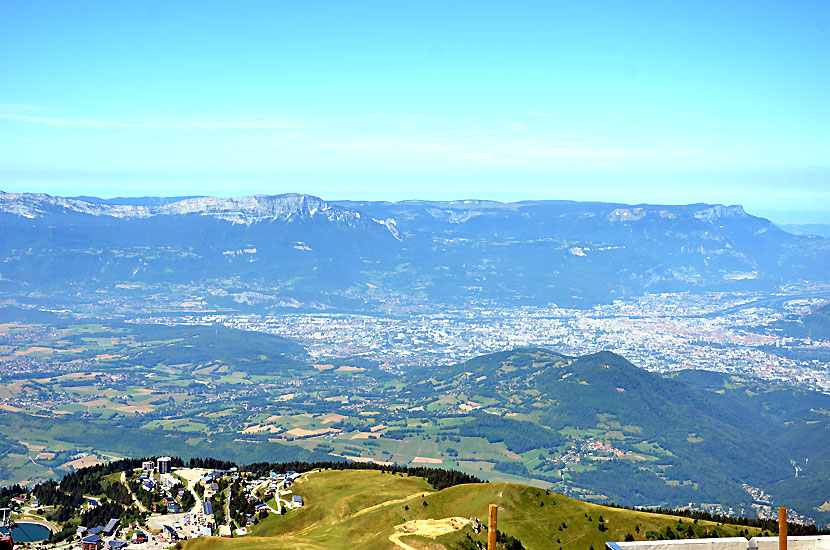 Panorama depuis la croix de Chamrousse