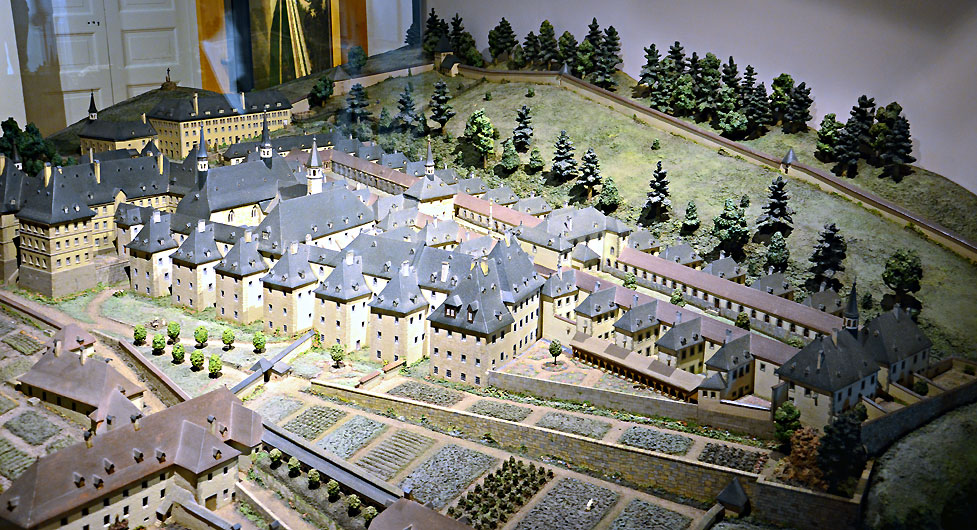 Maquette du monastre des Chartreux