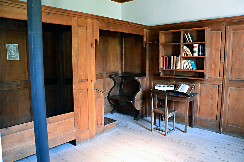 Chambre typique d'un moine