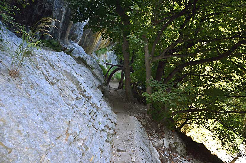 Sous la grande cascade