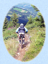 VTT en montagne