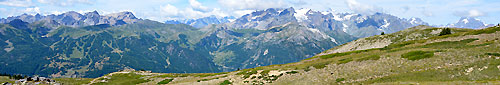 Vue le massif des crins