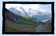 Le plateau de l'envers et la Meije