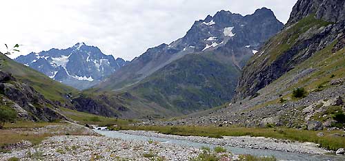 Le torrent de la Romanche, au plan de l'Alpe