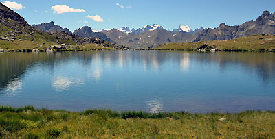 Reflet sur le lac du serpent