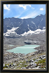 Lac du glacier d'Arsine