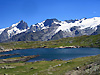 Le lac Noir et la Meije