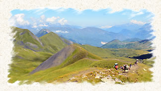 Panorama sur le chemin