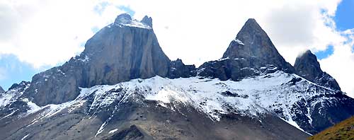 Les aiguilles d'Arves depuis la Basse du Gerbier