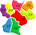 Dpartement de la rgion Rhne Alpes