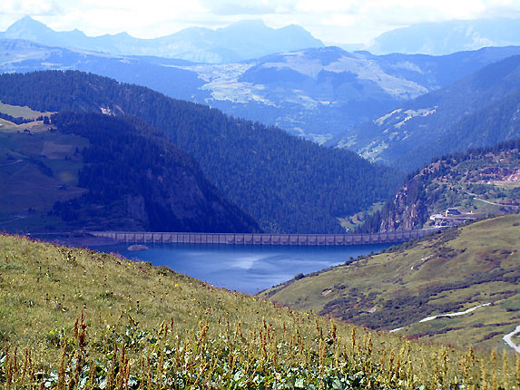 Lac et Barrage de Roselend, les Saisies