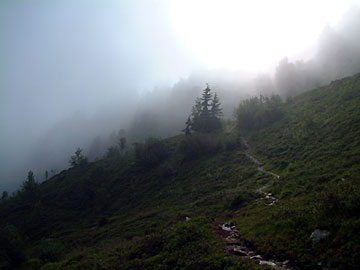 Brouillard dans le Beaufortain