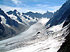 Le glacier d'Argentire