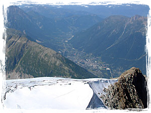 Chamonix vu du ciel