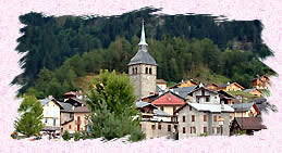 Vue du village de Beaufort