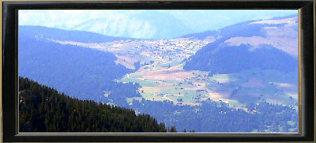 Les saisies depuis le lac de Roselend