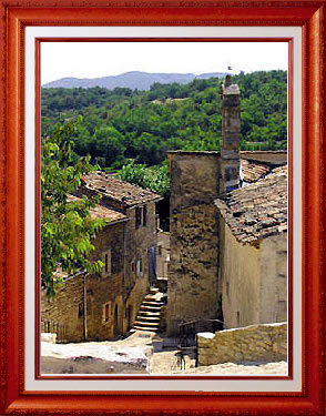 Rue du village de Buoux