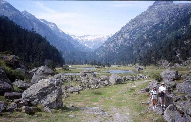 La valle de Marcadau au chalet Clot