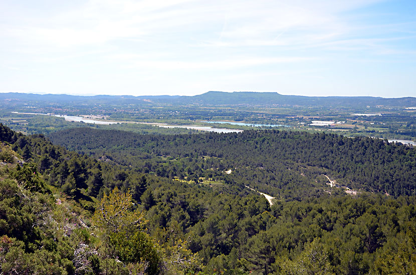 Vue sur la Durance et la Ste Victoire