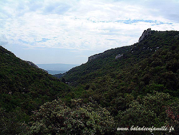 La combe vue par dessus