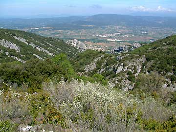 Panorama sur les monts de Vaucluse