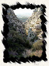 Etroitesse des gorges de Badarel qui ressemblent aux gorges du Rgalon