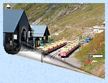 La gare du petit train d'artouste