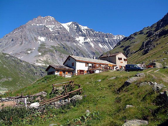 Refuge Entre Deux Eaux, col de la Vanoise, pointe Mathews et grande casse