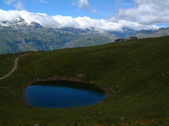 Le lac Martin et le Massif de la Vanoise