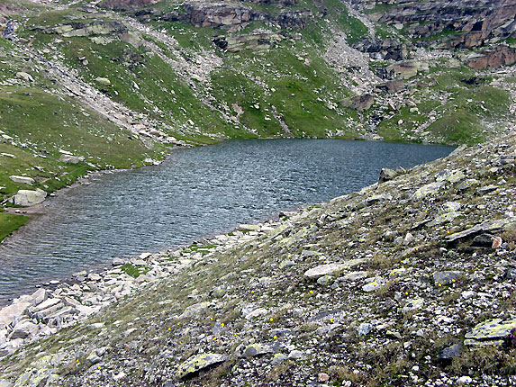 Le lac noir du Carro