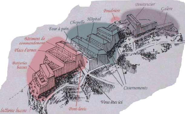 Plan du fort Victor Emmanuel