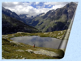 Lac Perrin et valle d'Ambin