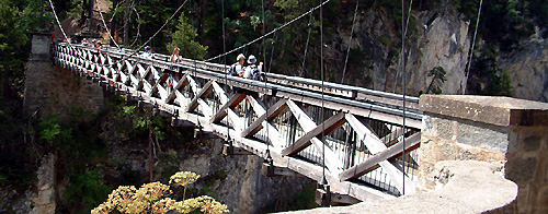 Le pont du diable au dessus de l'Arc