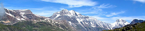 La pointe Mathews (3783 m) et la grande Casse (3855 m) - Maurienne
