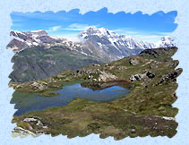 Petit lac sous le regard lointain de la grande Casse