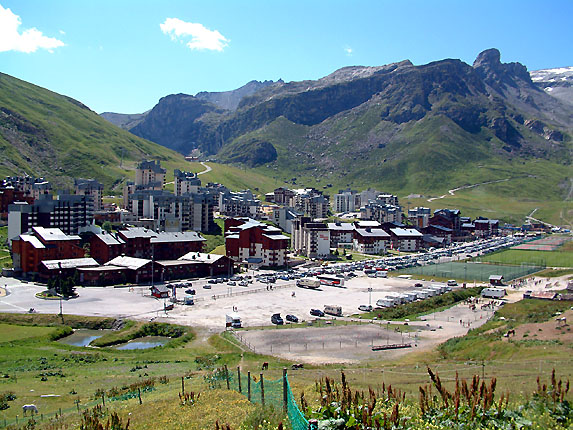 Vue sur Tignes - Val Claret